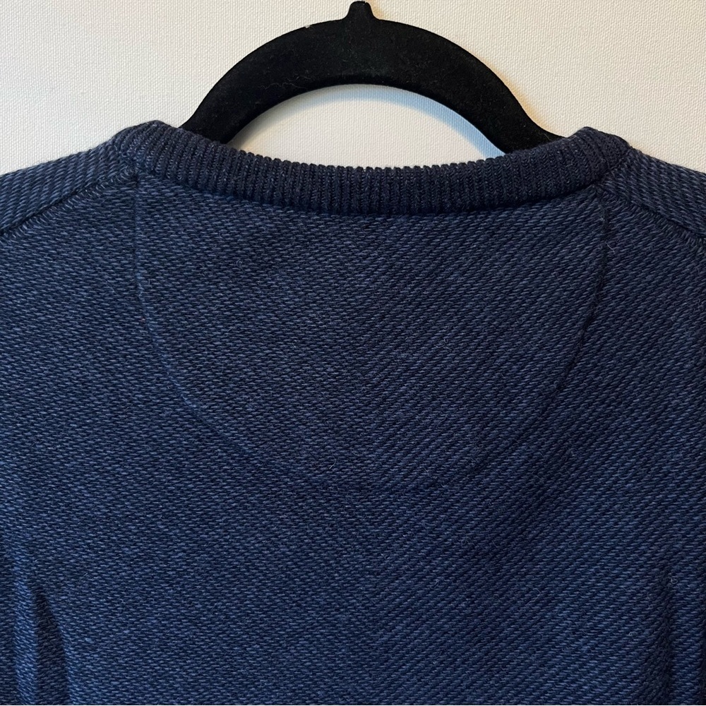 Jos A Bank Reserve Sweater XXL Blue V-neck Wool Cashmere blend Mens pullover - Picture 7 of 7